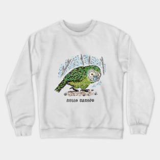 Hello Kakapo Crewneck Sweatshirt